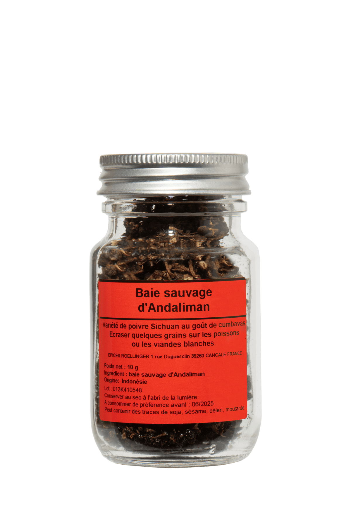 Baie sauvage d'Andaliman (Indonésie) 10g - Roellinger
