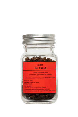 Poivre de Timut 20g - Roellinger