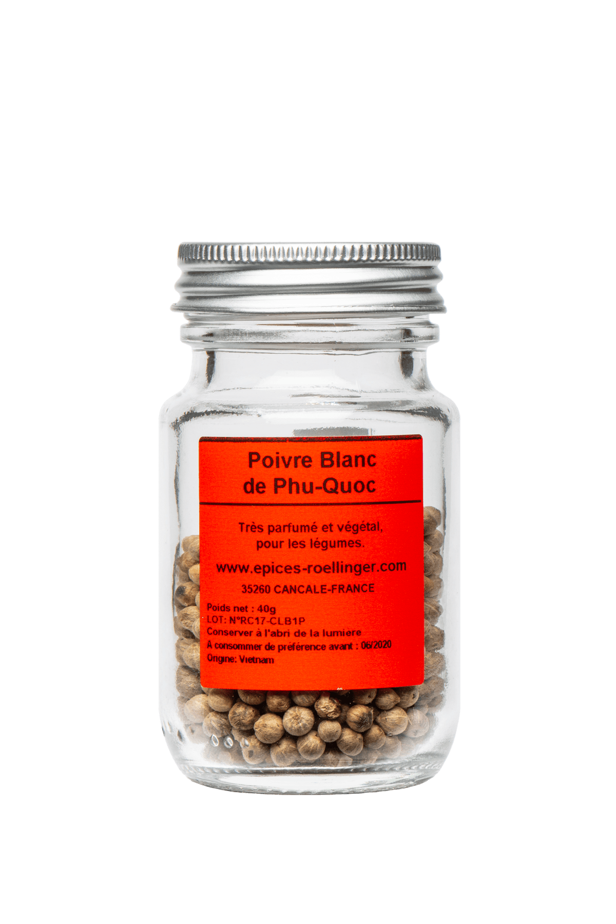 Poivre Phu-Quoc blanc (Vietnam) 50g - Roellinger