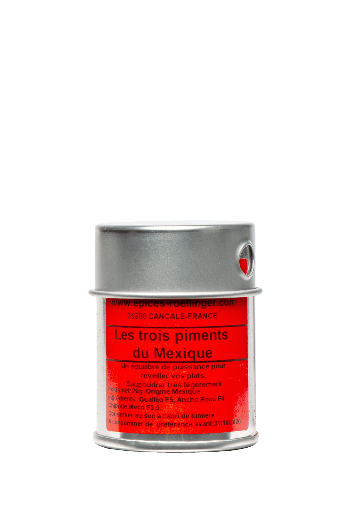 Trois piments du Mexique 20 g - Roellinger