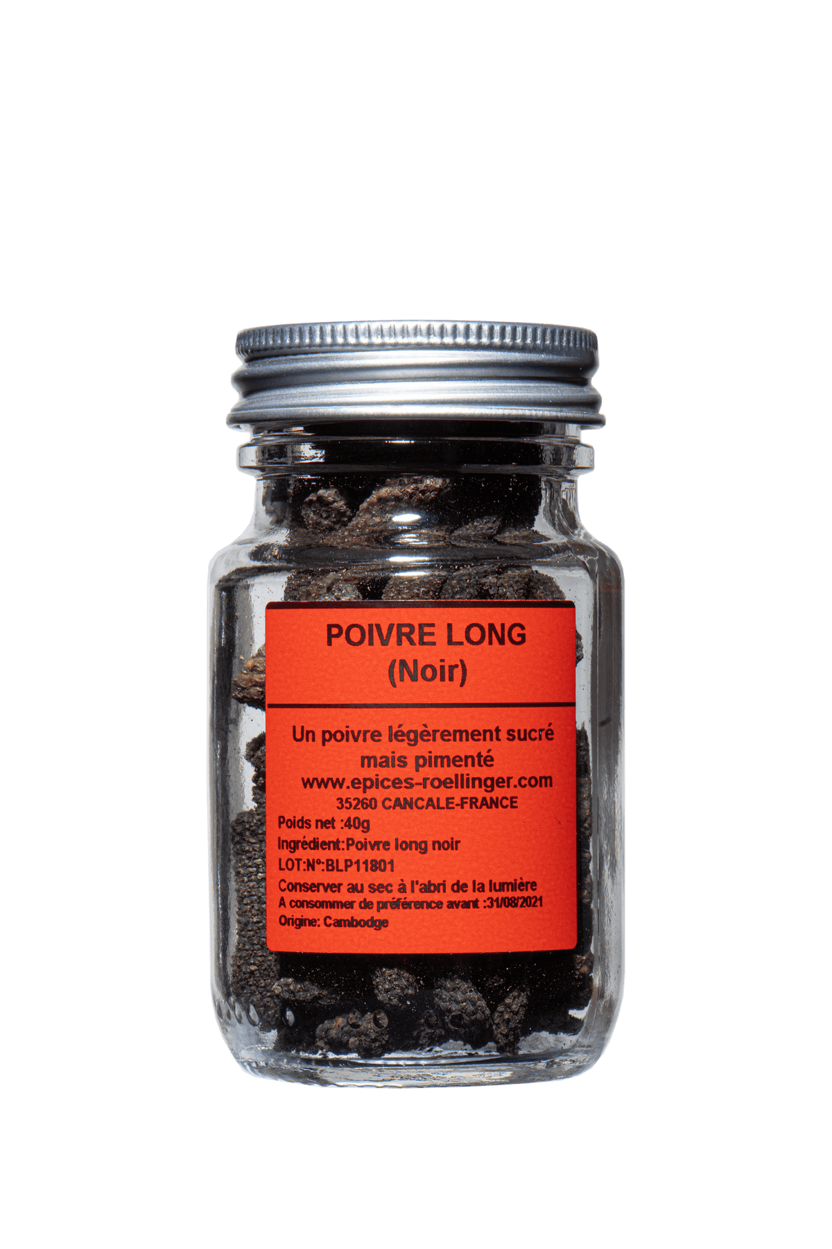 Poivre long (Cambodge) 40g - Roellinger