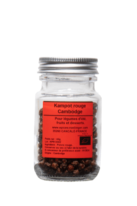 Poivre de Kampot rouge 100g - Roellinger