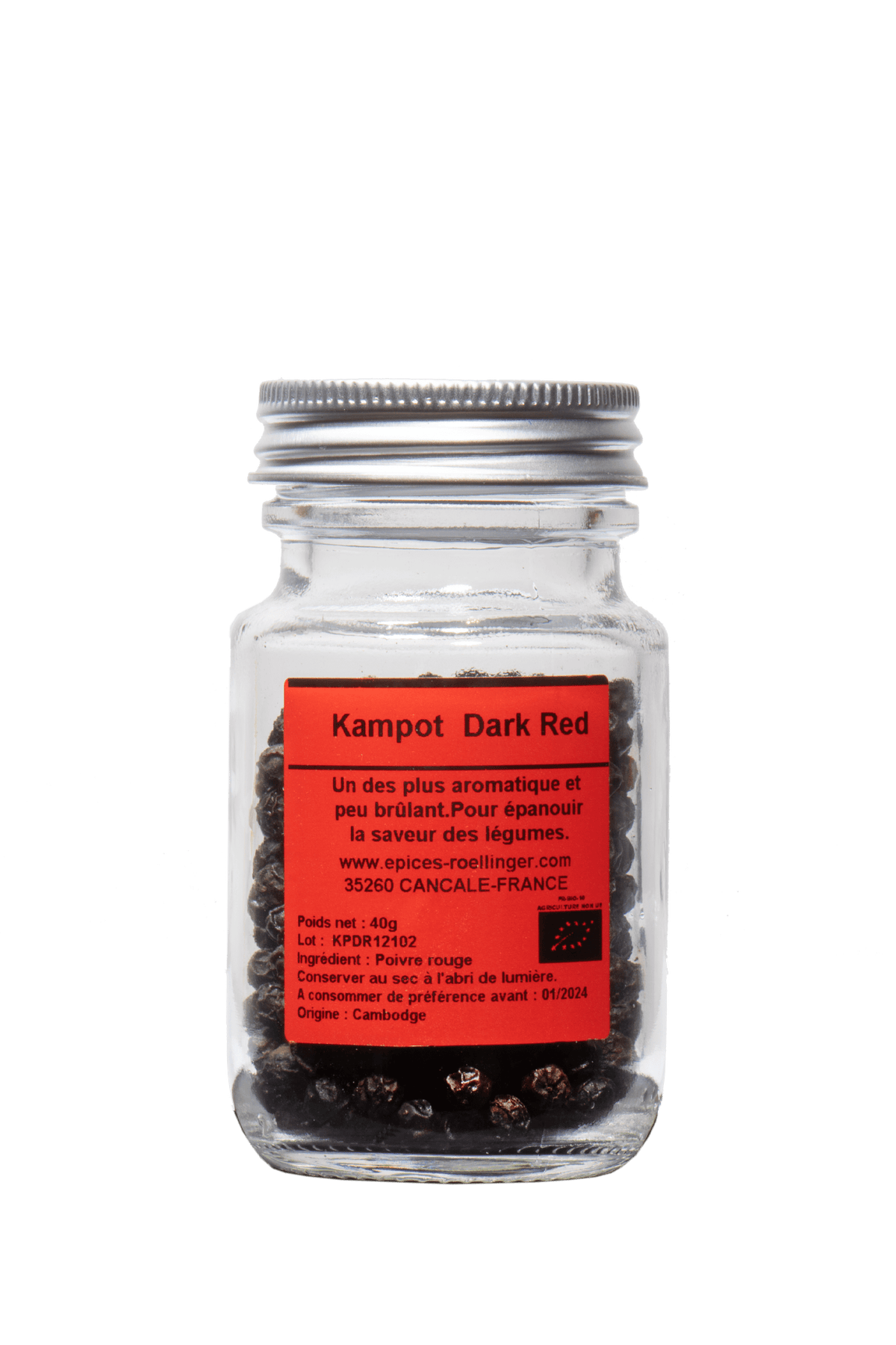Poivre Kampot Dark Red (Cambodge) 40g - Roellinger
