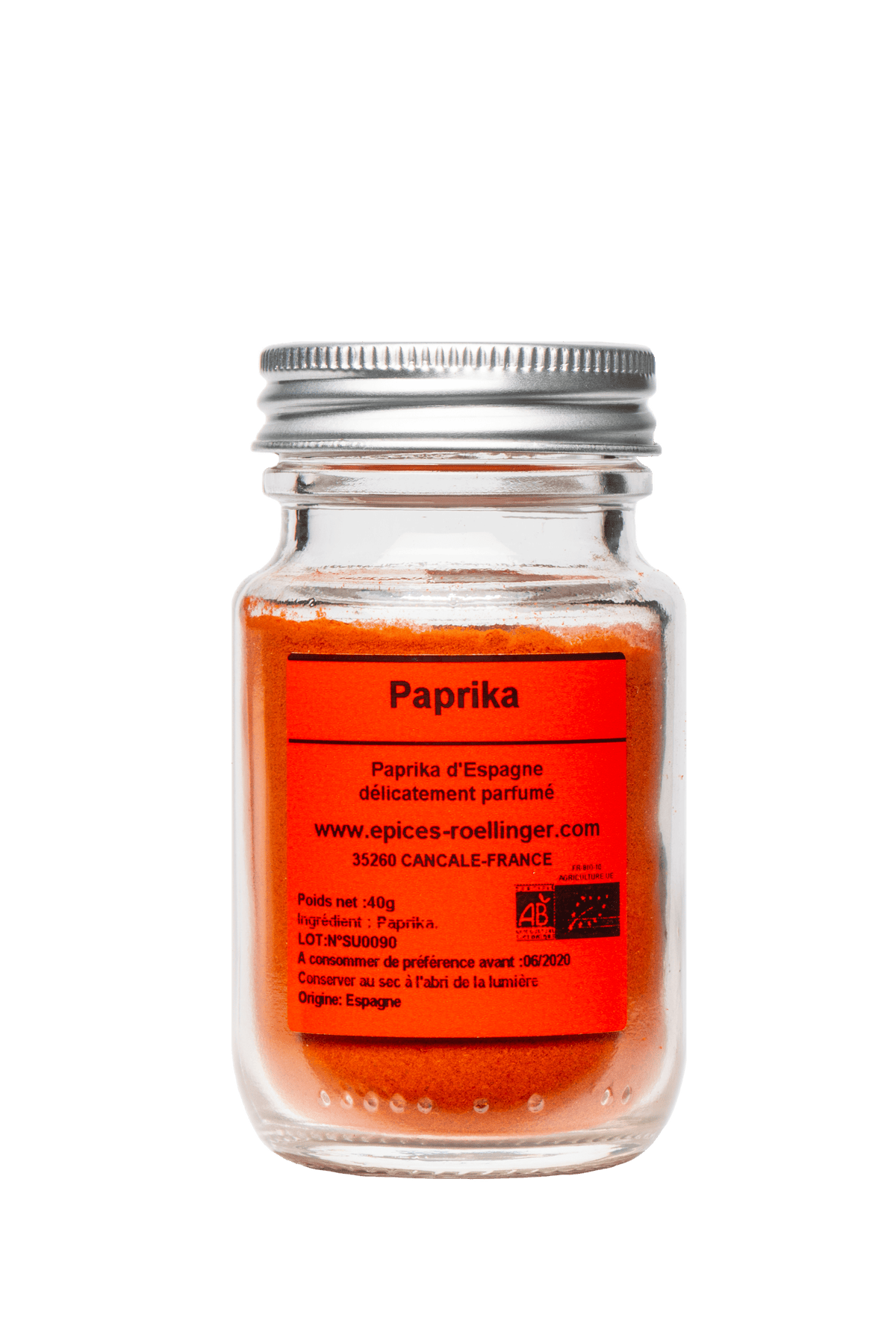Piment Paprika F2 (Espagne) 40g - Roellinger