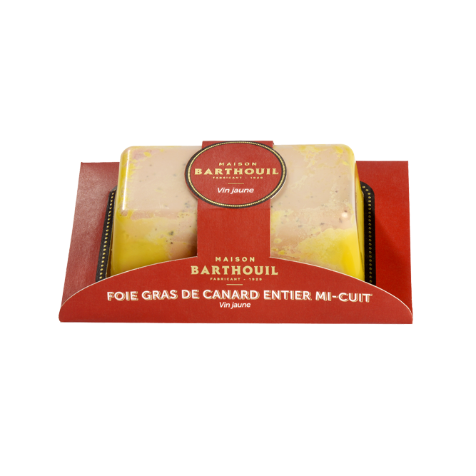 Foie gras mi-cuit vin jaune 200g - Maison Barthouil
