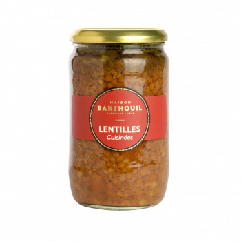 Lentilles cuisinées 640g - Maison Barthouil