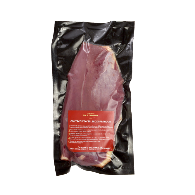 Magret de canard fumé tranché - Maison Barthouil