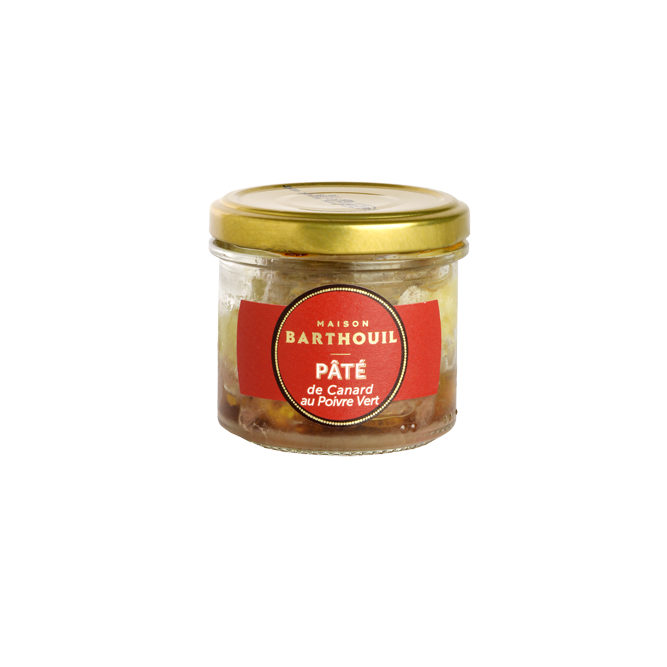 Paté de canard au poivre vert GM - Maison Barthouil
