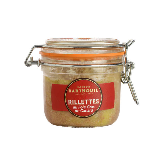 Rillette canard foie gras GM - Maison Barthouil