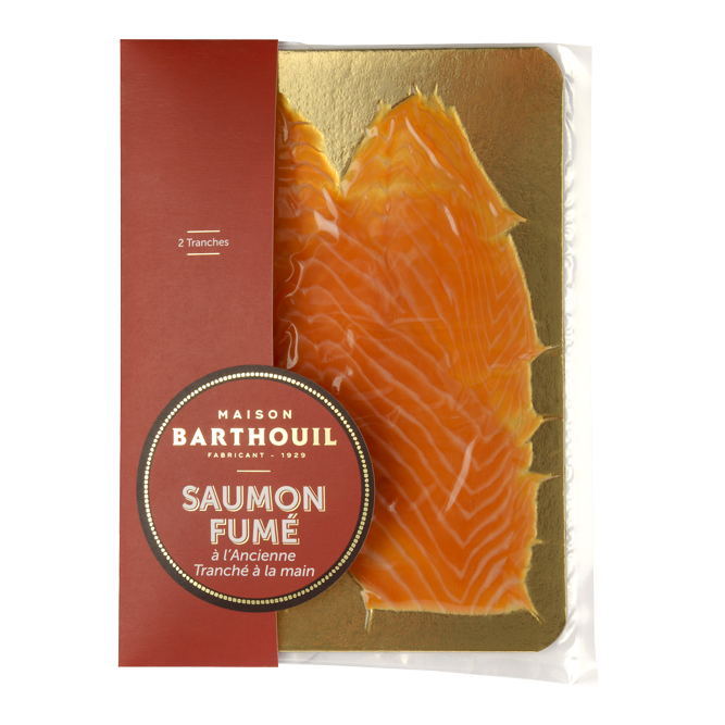 Saumon d'élevage de Norvège fumé à l'ancienne - Maison Barthouil