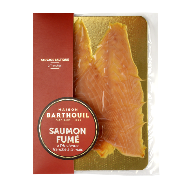 Saumon sauvage de la Baltique fumé à l'ancienne - Maison Barthouil