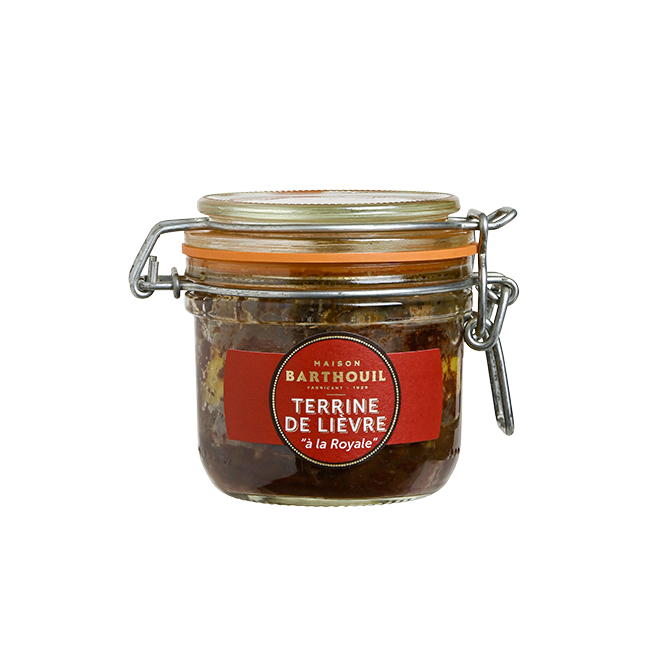 Terrine de lièvre à la royale 190g - Maison Barthouil